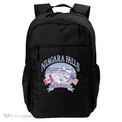 Americana Niagara Falls Scene Canada America Flags Backpack