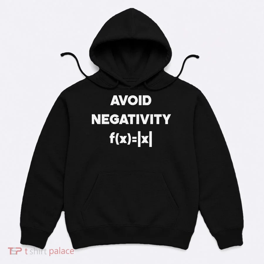 Avoid Negativity Funny Math Formula Hoodie