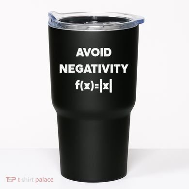 Avoid Negativity Funny Math Formula Tumbler