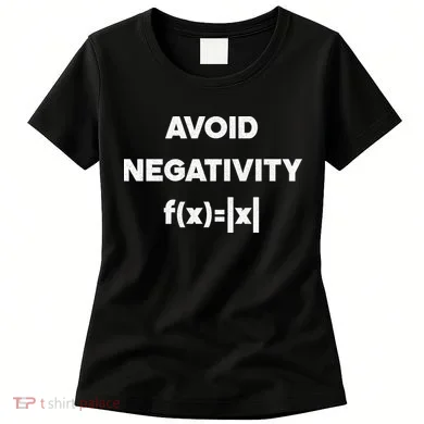 Avoid Negativity Funny Math Formula Women's T-Shirt