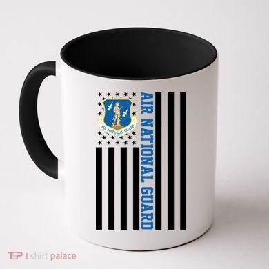 Air National Guard American Flag Gift Coffee Mug