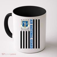 Air National Guard American Flag Gift Coffee Mug thumb 0