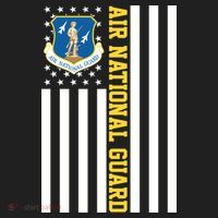 Air National Guard American Flag Gift Beanie thumb 2