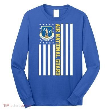 Air National Guard American Flag Gift Long Sleeve Shirt