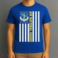 Air National Guard American Flag Gift T-Shirt thumb 3