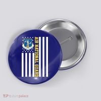 Air National Guard American Flag Gift Button thumb 0
