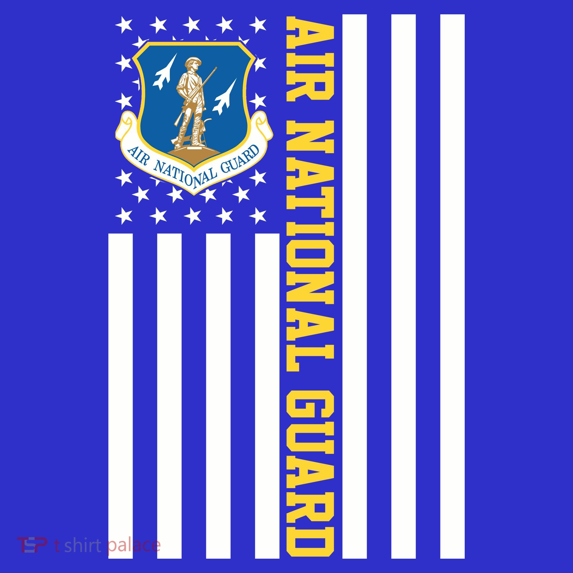 Air National Guard American Flag Gift Mousepad