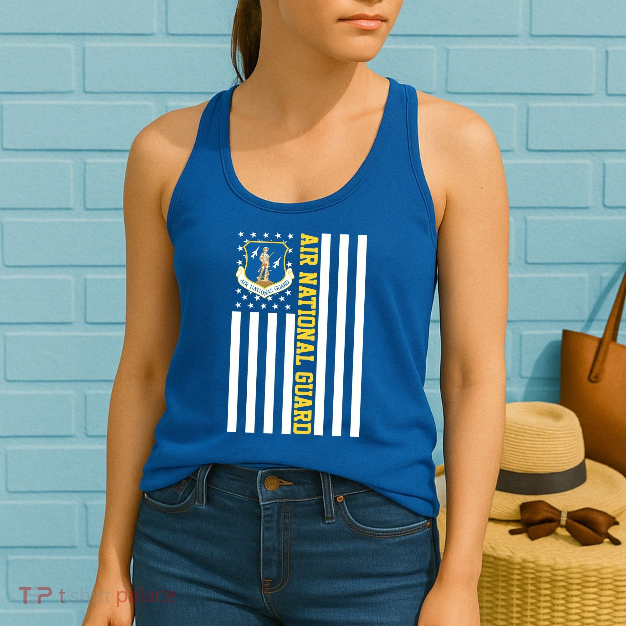Air National Guard American Flag Gift Women's Tank Top