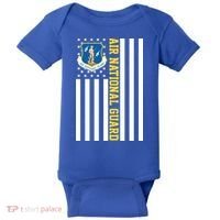 Air National Guard American Flag Gift Baby Bodysuit thumb 0