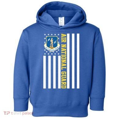 Air National Guard American Flag Gift Toddler Hoodie