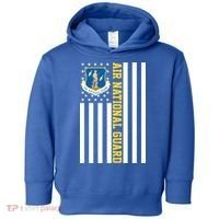 Air National Guard American Flag Gift Toddler Hoodie thumb 0