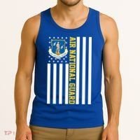 Air National Guard American Flag Gift Tank Top thumb 3