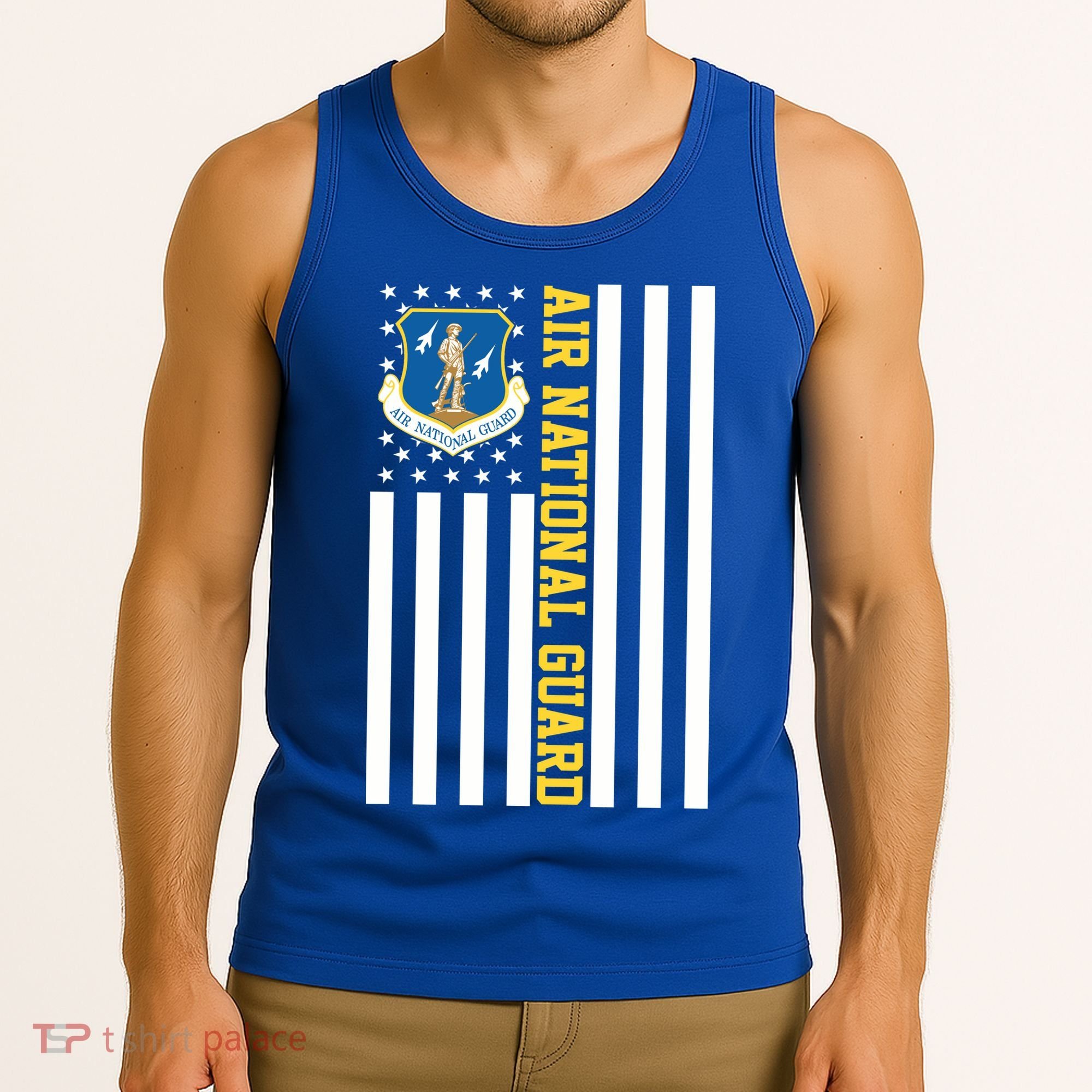 Air National Guard American Flag Gift Tank Top