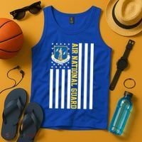 Air National Guard American Flag Gift Tank Top thumb 4