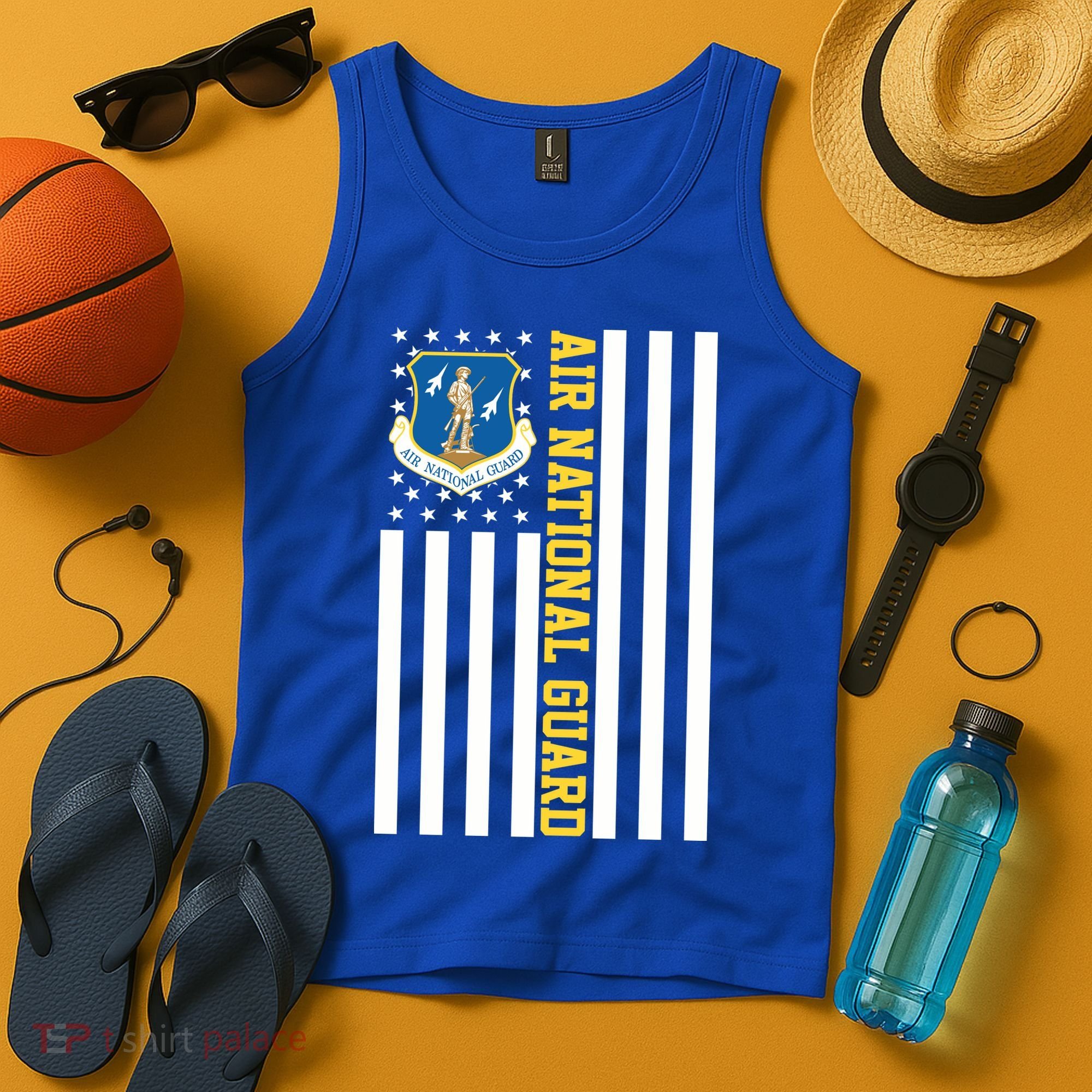 Air National Guard American Flag Gift Tank Top