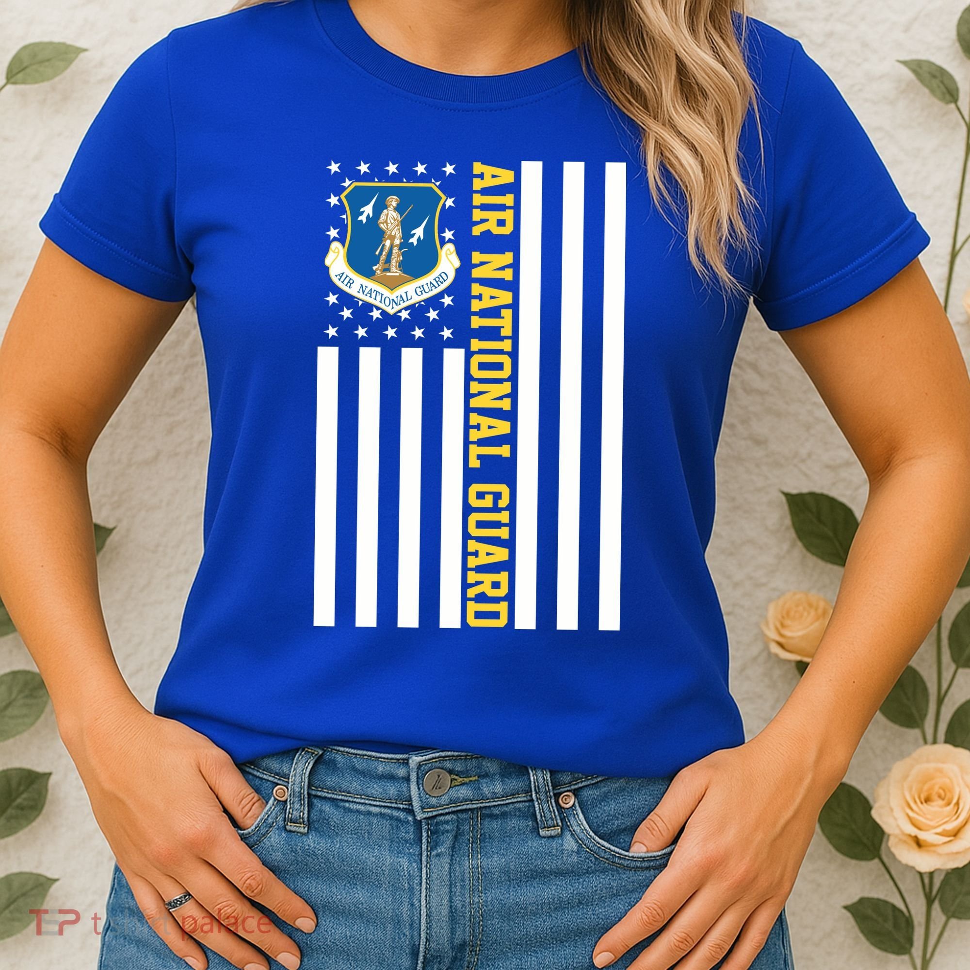 Air National Guard American Flag Gift Women's T-Shirt