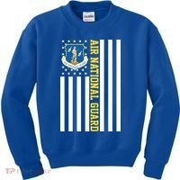 Air National Guard American Flag Gift Kids Sweatshirt thumb 0