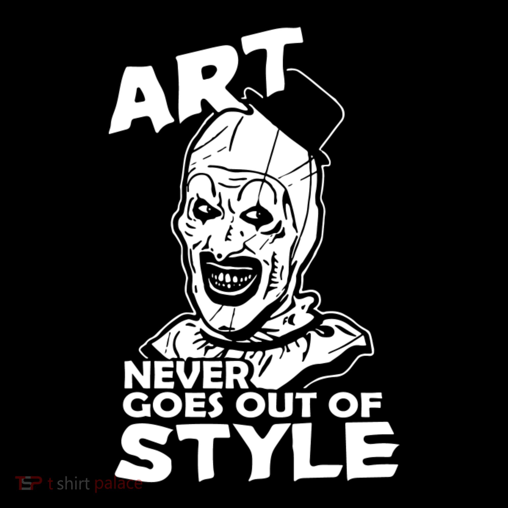 Art Never Goes Out Of Style Horror Clown Coffee Mug