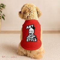 Art Never Goes Out Of Style Horror Clown Doggie Tank thumb 2