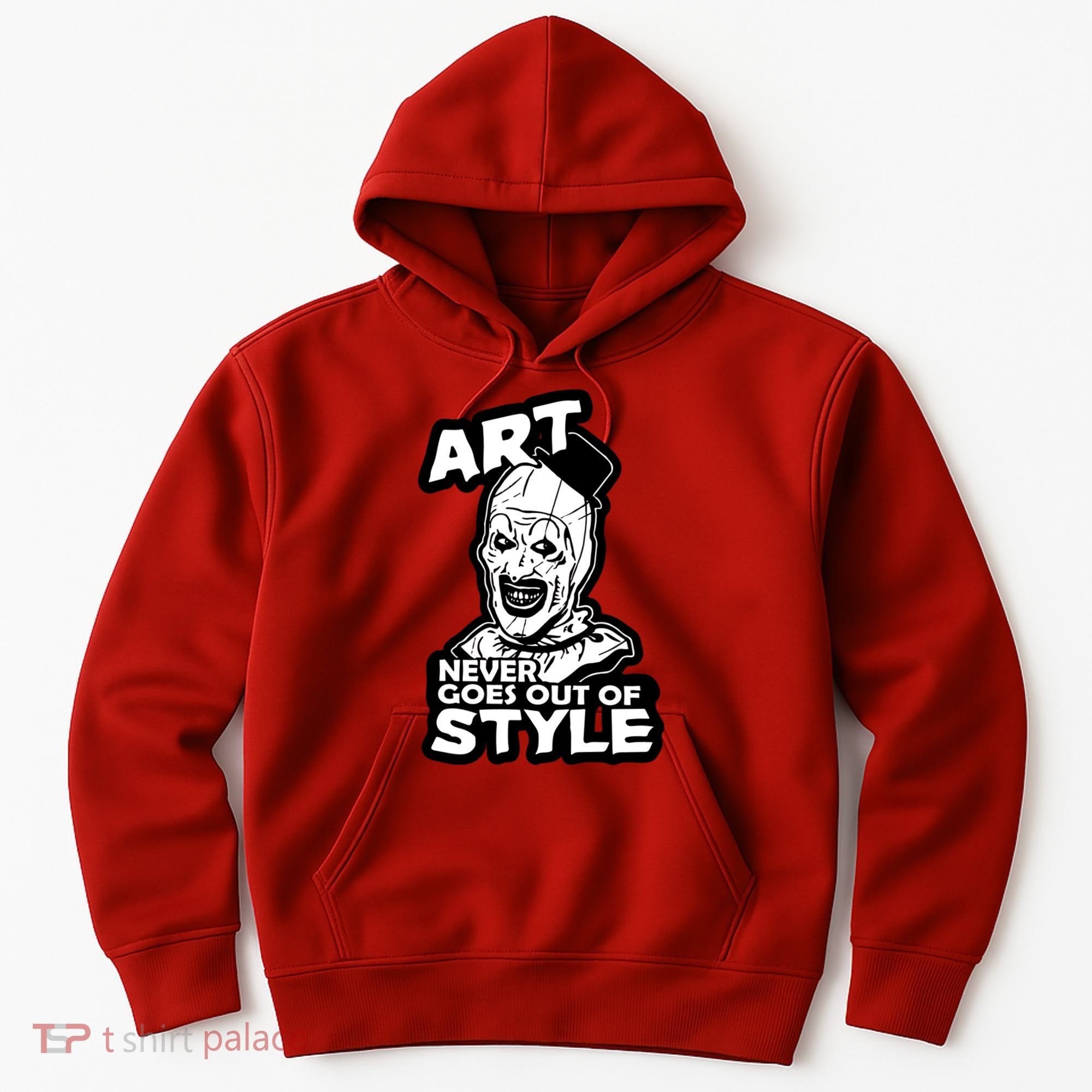 Art Never Goes Out Of Style Horror Clown Hoodie