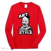 Art Never Goes Out Of Style Horror Clown Long Sleeve Shirt thumb 0