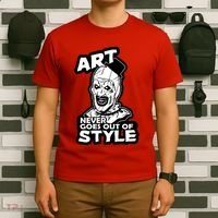 Art Never Goes Out Of Style Horror Clown T-Shirt thumb 6