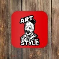 Art Never Goes Out Of Style Horror Clown Coaster thumb 0