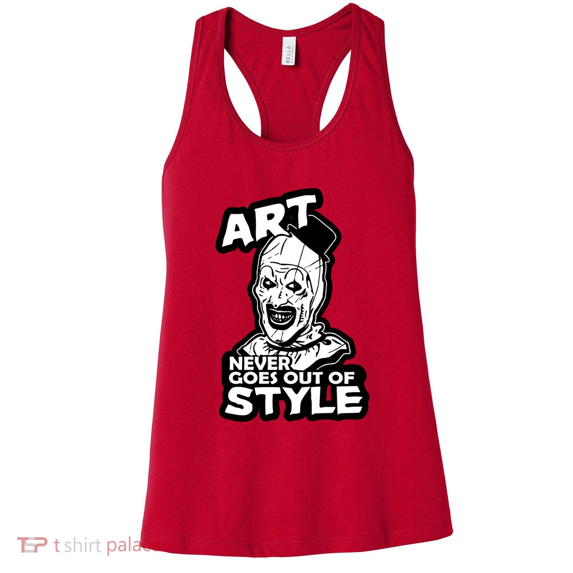 Art Never Goes Out Of Style Horror Clown Women's Tank Top