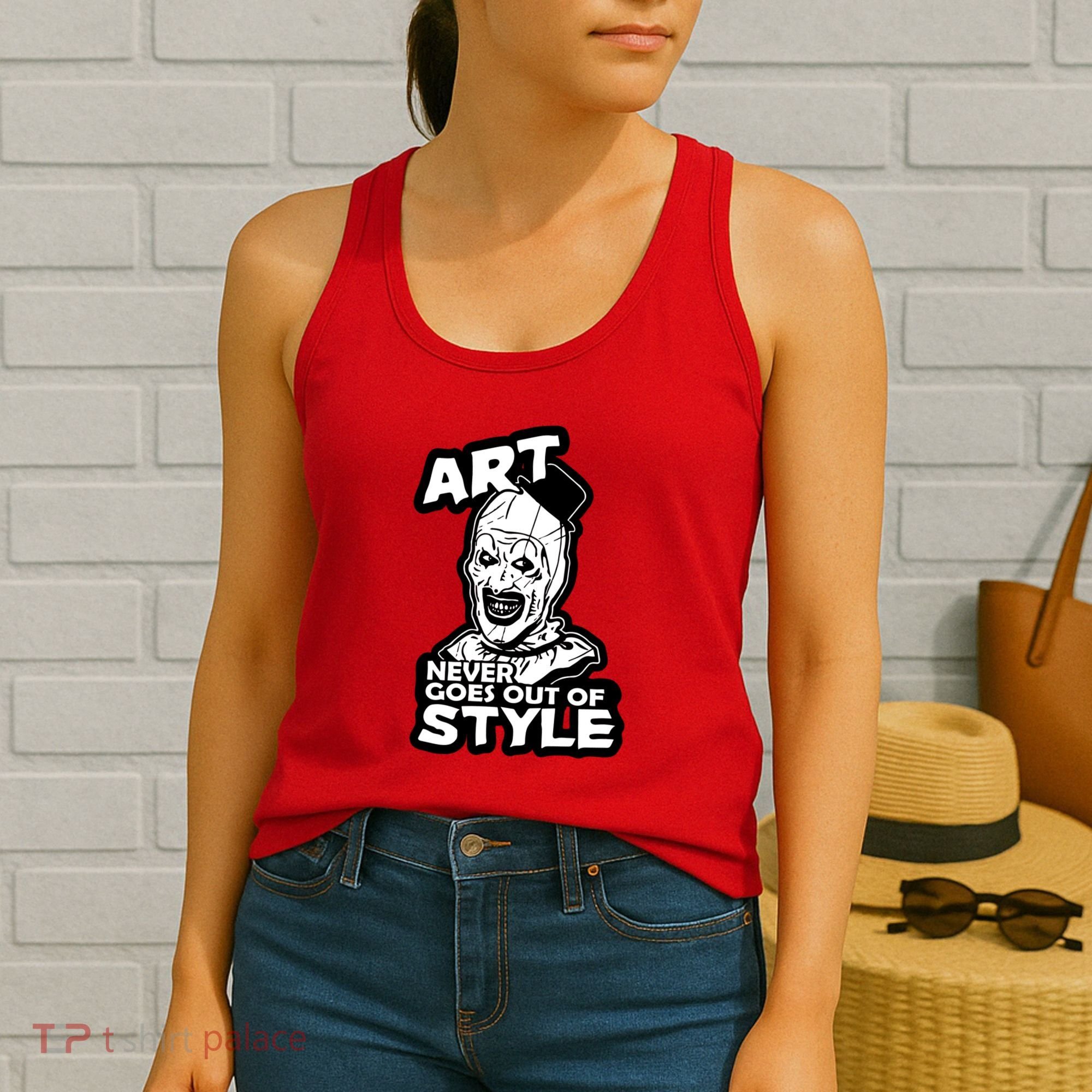 Art Never Goes Out Of Style Horror Clown Women's Tank Top