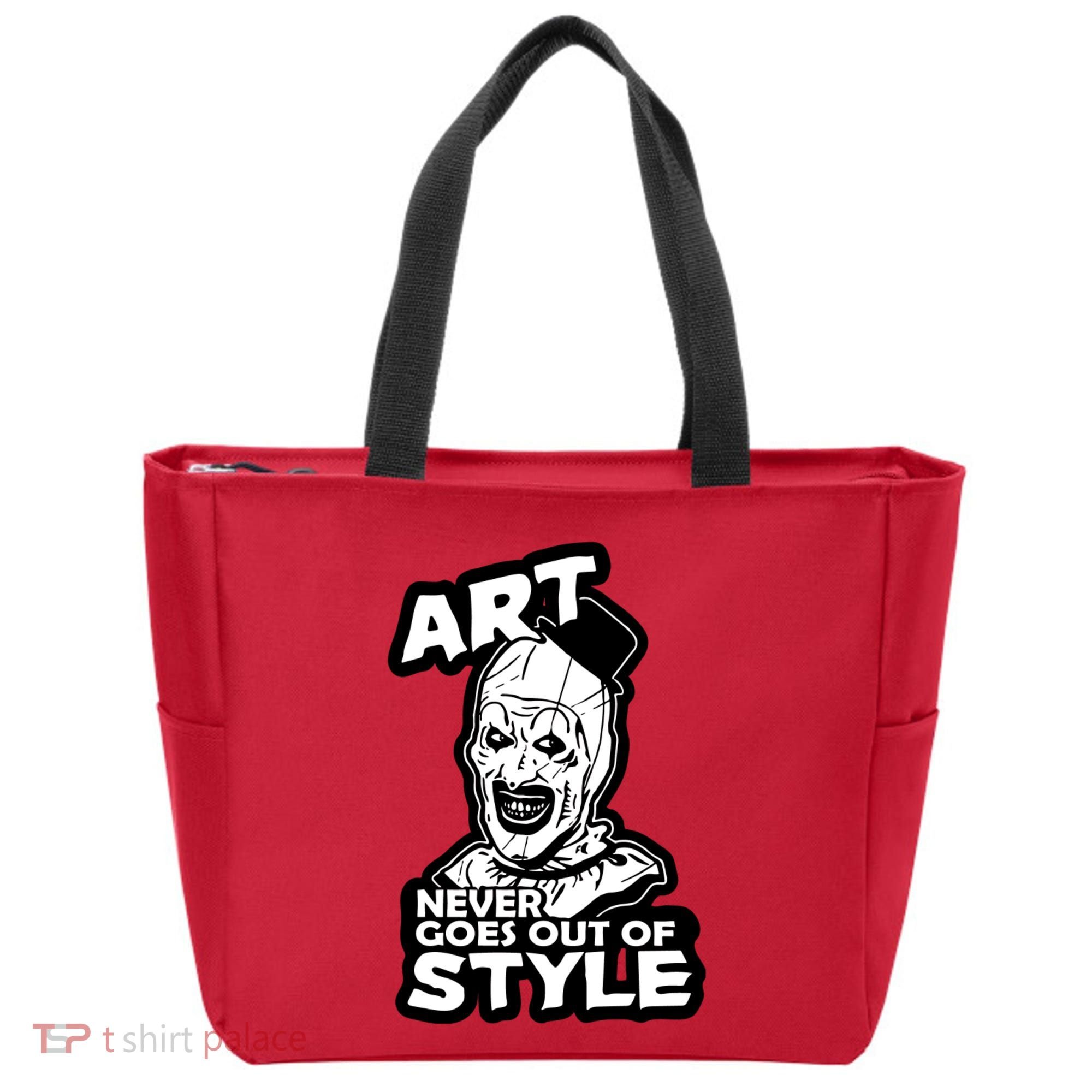 Art Never Goes Out Of Style Horror Clown Tote Bag