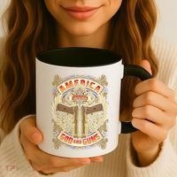 America Needs God And Guns Coffee Mug thumb 3