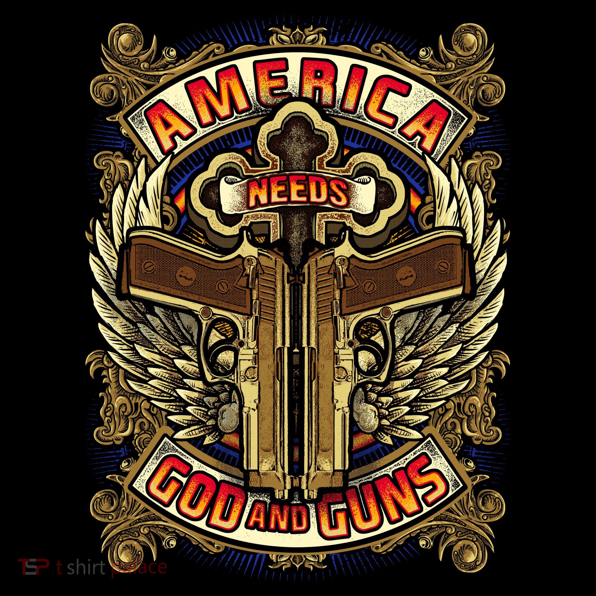 America Needs God And Guns Women's Tank Top