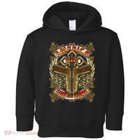 America Needs God And Guns Toddler Hoodie thumb 0