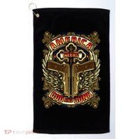 America Needs God And Guns Golf Towel thumb 0