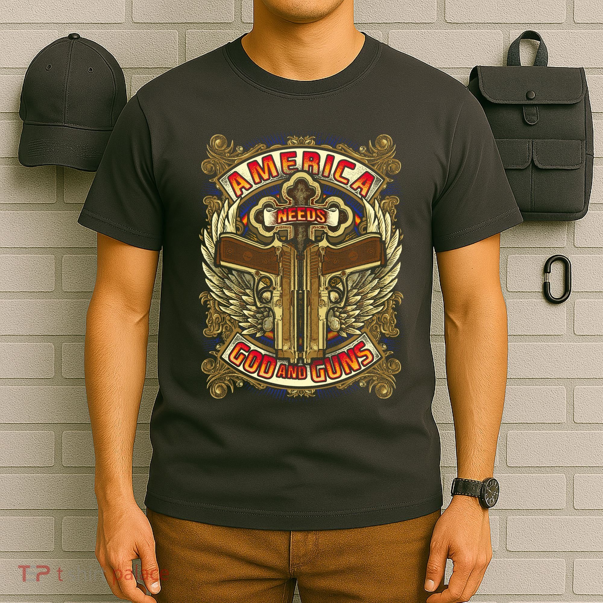 America Needs God And Guns T-Shirt