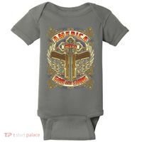 America Needs God And Guns Baby Bodysuit thumb 0