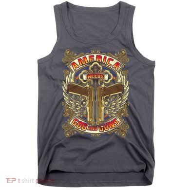 America Needs God And Guns Tank Top