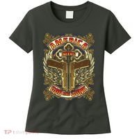America Needs God And Guns Women's T-Shirt thumb 0