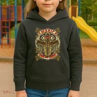 America Needs God And Guns Kids Hoodie thumb 3