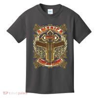 America Needs God And Guns Kids T-Shirt thumb 0