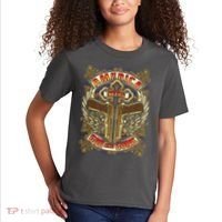 America Needs God And Guns Kids T-Shirt thumb 2