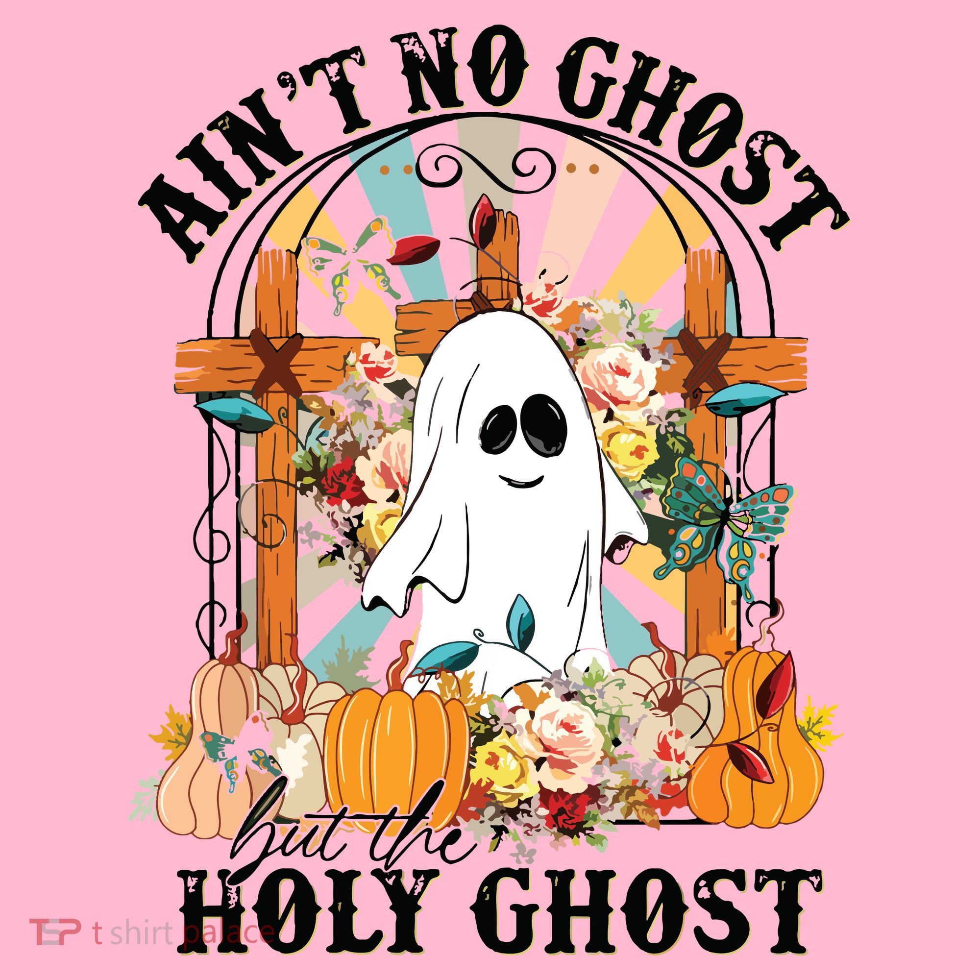 Aint No Ghost But The Holy Ghost Ghost Christian Halloween Coaster