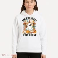 Aint No Ghost But The Holy Ghost Ghost Christian Halloween Hoodie thumb 5