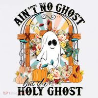 Aint No Ghost But The Holy Ghost Ghost Christian Halloween Long Sleeve Shirt thumb 2