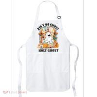 Aint No Ghost But The Holy Ghost Ghost Christian Halloween Apron thumb 0