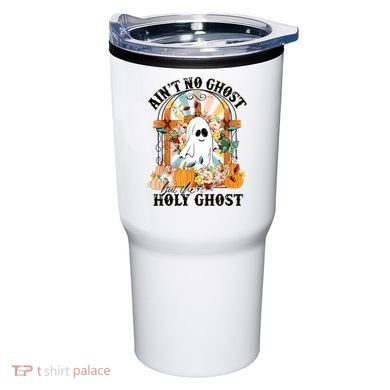 Aint No Ghost But The Holy Ghost Ghost Christian Halloween Tumbler