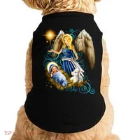 Angel With Baby Jesus Doggie Tank thumb 0