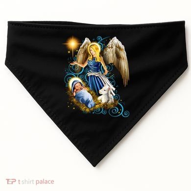 Angel With Baby Jesus USA-Made Doggie Bandana
