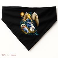Angel With Baby Jesus USA-Made Doggie Bandana thumb 0