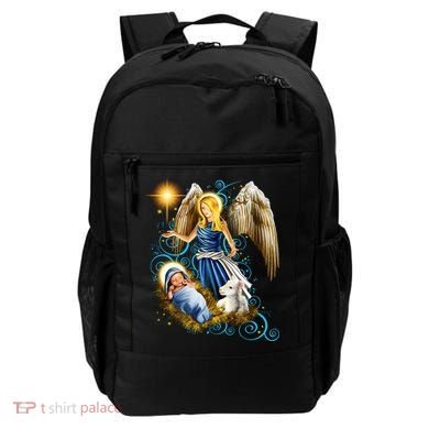 Angel With Baby Jesus Backpack